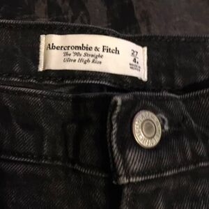Abercrombie & Fitch Dark Gray Ultra High Rise Jeans